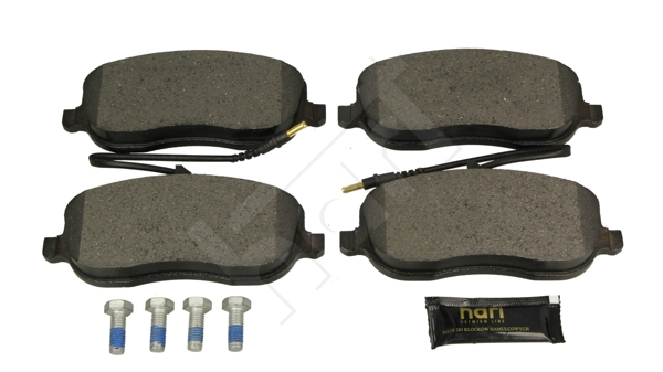 Brake Pad Set, disc brake - 252 316 HART