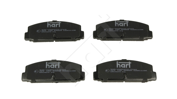 Brake Pad Set, disc brake - 224 136 HART