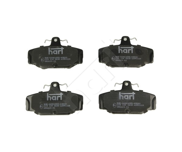 Brake Pad Set, disc brake - 219 114 HART