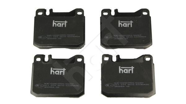 Brake Pad Set, disc brake - 221 074 HART