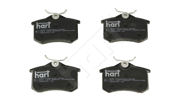 Brake Pad Set, disc brake - 221 622 HART