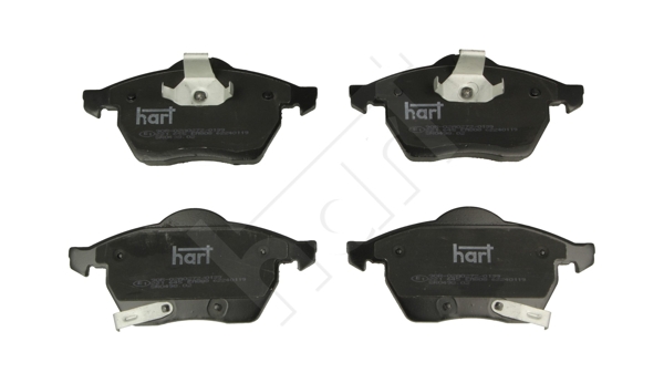 Комплект тормозных колодок, дисковый тормоз - 221 645 HART