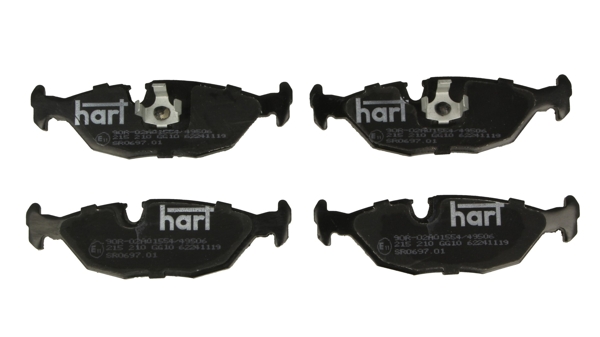 Brake Pad Set, disc brake - 215 210 HART