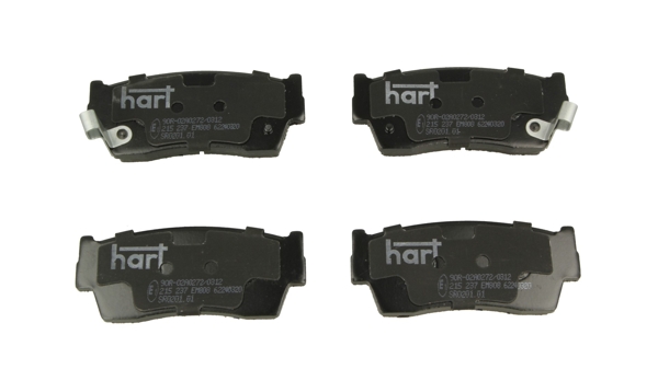 Brake Pad Set, disc brake - 215 237 HART