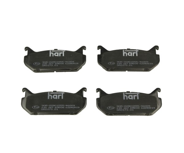 Brake Pad Set, disc brake - 215 267 HART