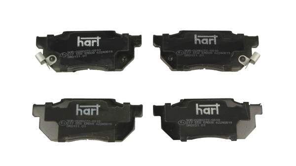 Комплект тормозных колодок, дисковый тормоз - 217 558 HART