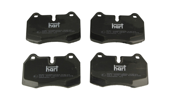 Kit pastiglie freno, Freno a disco - 221 409 HART