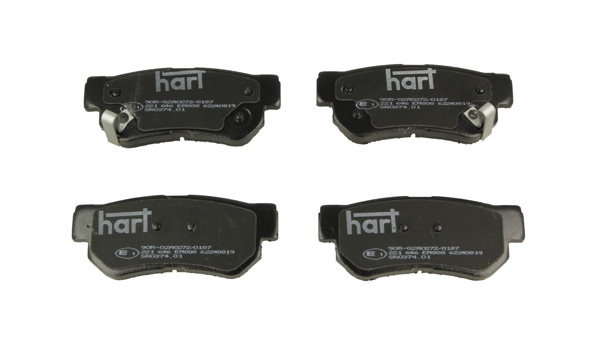 Brake Pad Set, disc brake - 221 646 HART
