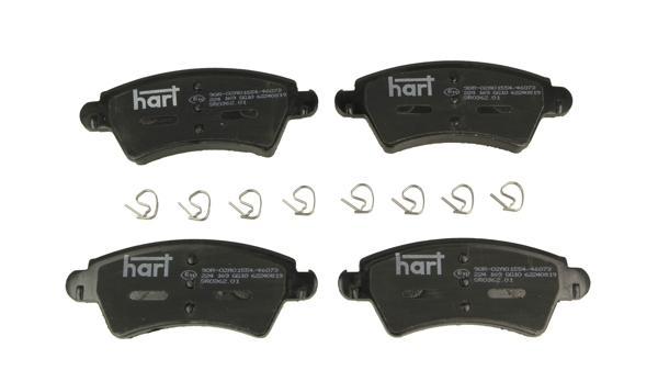 Kit pastiglie freno, Freno a disco - 224 169 HART