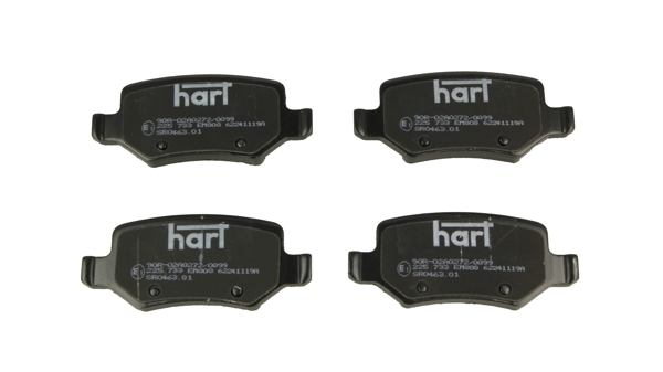 Brake Pad Set, disc brake - 225 733 HART