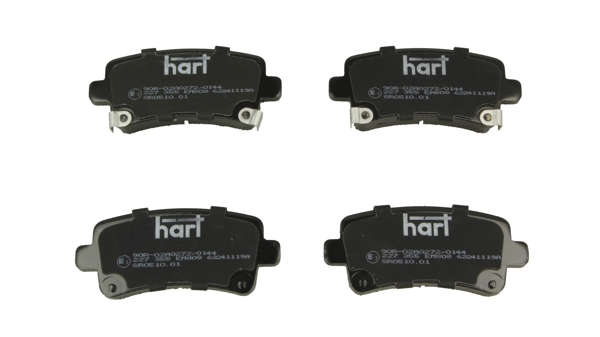Brake Pad Set, disc brake - 227 355 HART
