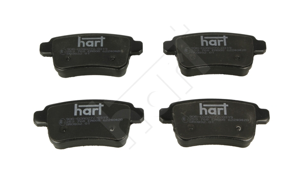 Brake Pad Set, disc brake - 253 768 HART