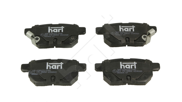 Brake Pad Set, disc brake - 253 770 HART