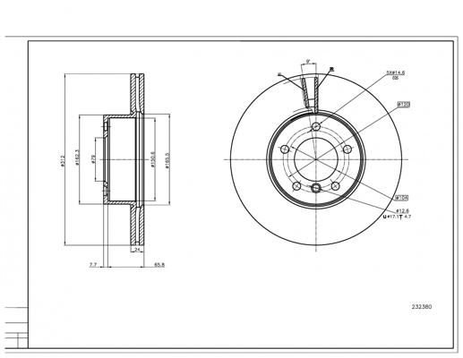 Brake Disc - 232 380 HART