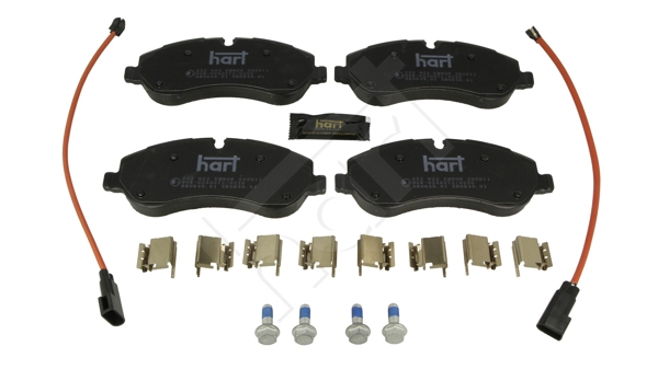 Brake Pad Set, disc brake - 252 922 HART