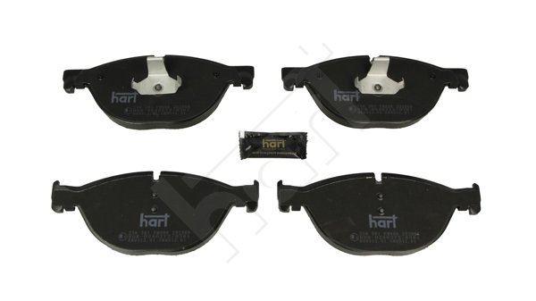 Brake Pad Set, disc brake - 256 501 HART
