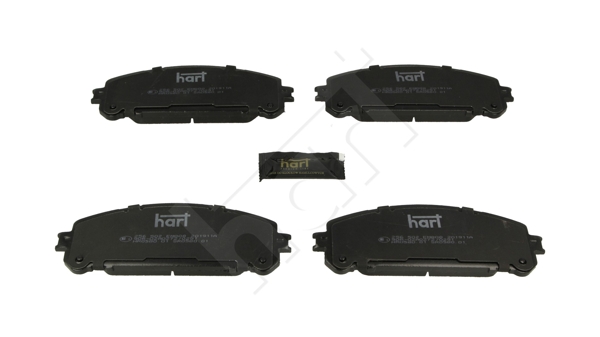 Brake Pad Set, disc brake - 256 502 HART