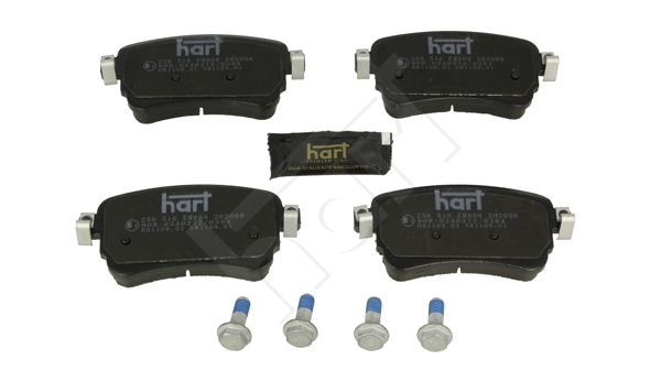 Brake Pad Set, disc brake - 256 516 HART
