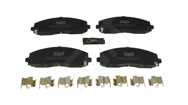 Brake Pad Set, disc brake - 256 531 HART