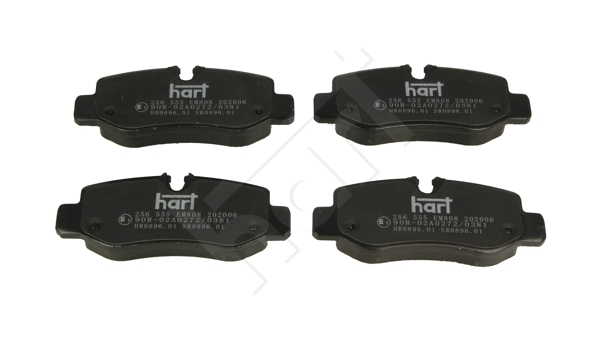 Brake Pad Set, disc brake - 256 555 HART