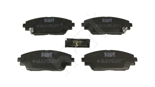 Brake Pad Set, disc brake - 256 945 HART