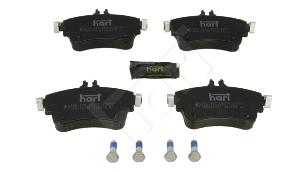 Brake Pad Set, disc brake - 256 948 HART
