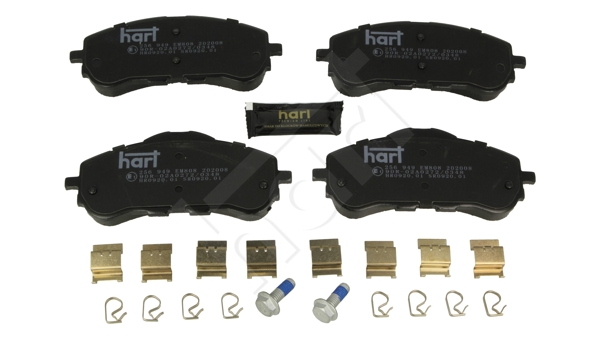 Brake Pad Set, disc brake - 256 949 HART