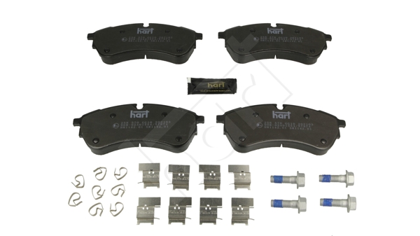 Brake Pad Set, disc brake - 258 570 HART