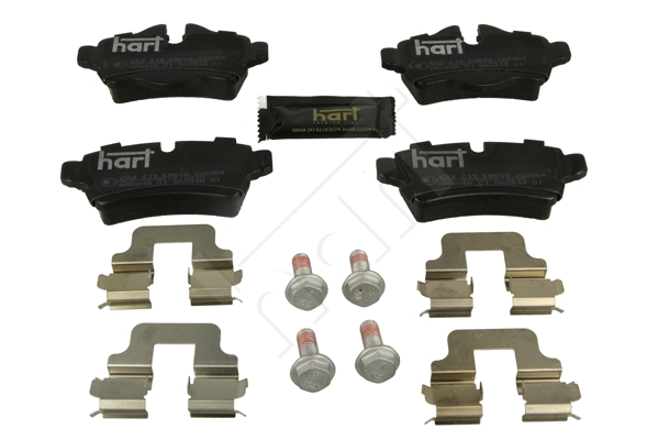 Brake Pad Set, disc brake - 254 219 HART