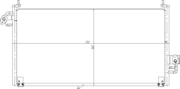 Condensatore, Climatizzatore - 606 169 HART