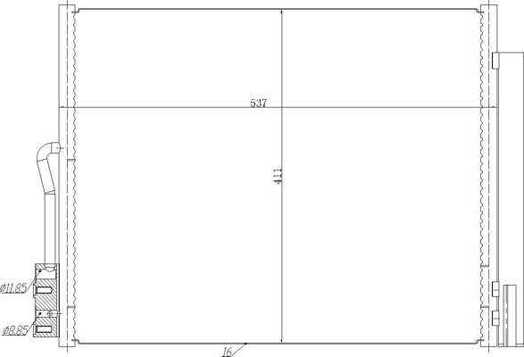Condensatore, Climatizzatore - 637 004 HART