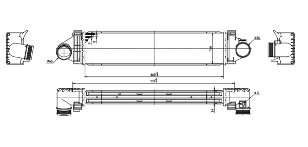 Intercooler - 612 088 HART