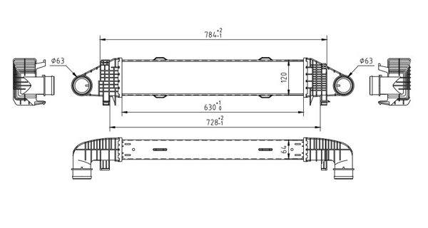 Intercooler - 612 506 HART