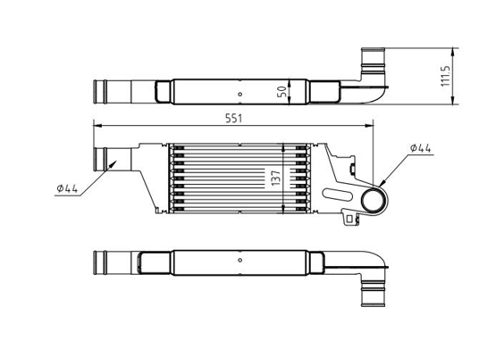 Intercooler - 612 728 HART