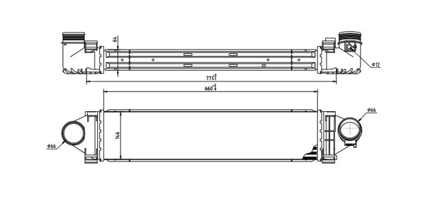 Intercooler - 617 312 HART