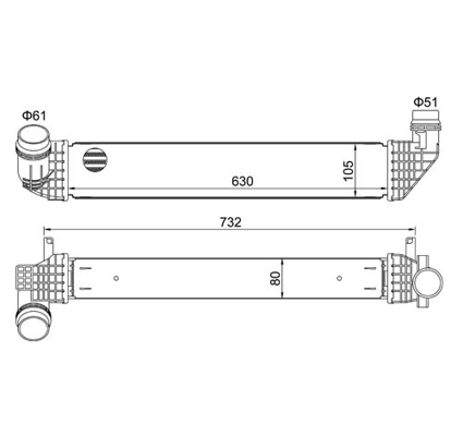Intercooler - 621 403 HART