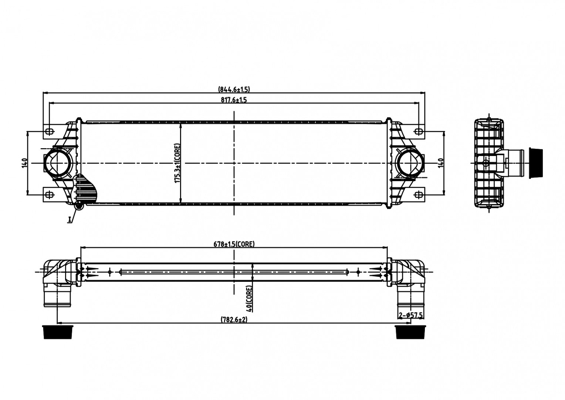 Intercooler - 606 481 HART