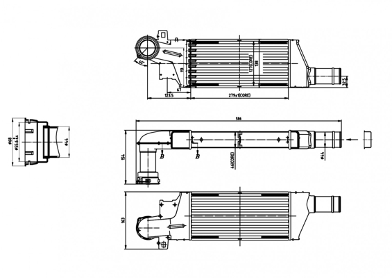 Intercooler - 610 657 HART