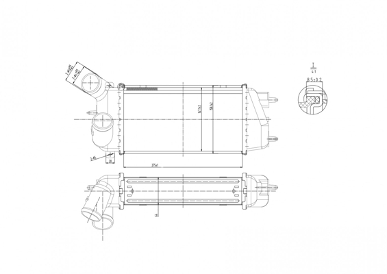 Intercooler - 612 526 HART