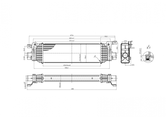 Intercooler - 612 531 HART