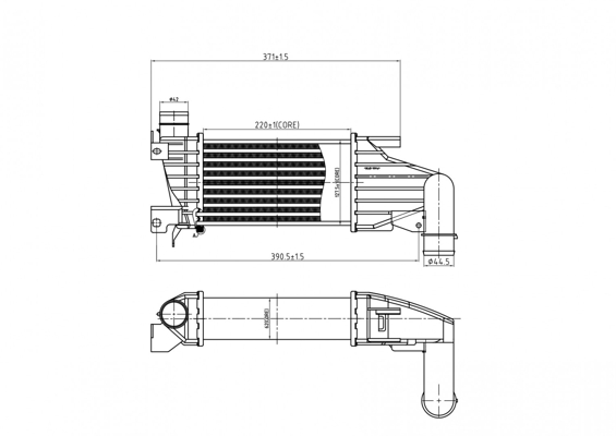 Intercooler - 612 573 HART