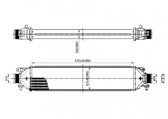 Intercooler - 612 720 HART