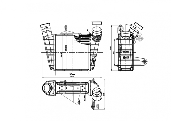 Intercooler - 612 724 HART