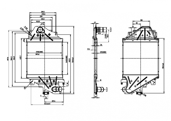 Intercooler - 612 727 HART