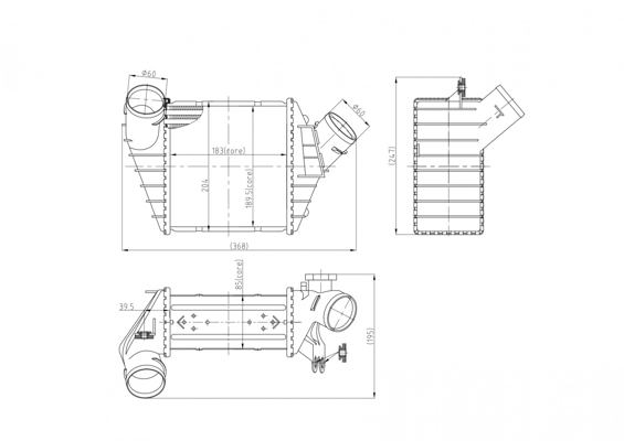 Intercooler - 614 056 HART