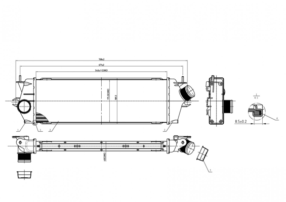 Intercooler - 614 229 HART