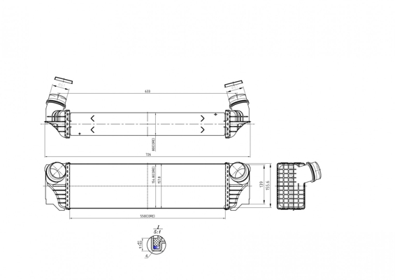 Intercooler - 616 623 HART