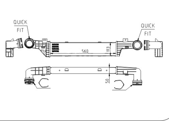 Intercooler - 605 785 HART