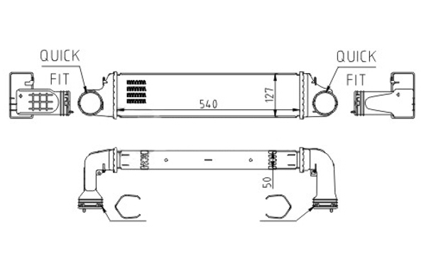 Intercooler - 612 494 HART