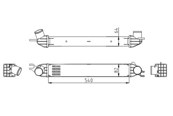 Intercooler - 612 496 HART